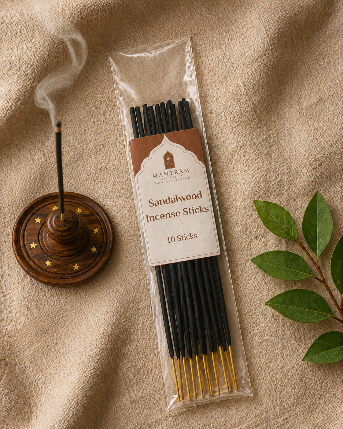 Sandalwood Incense Sticks (10 Sticks)