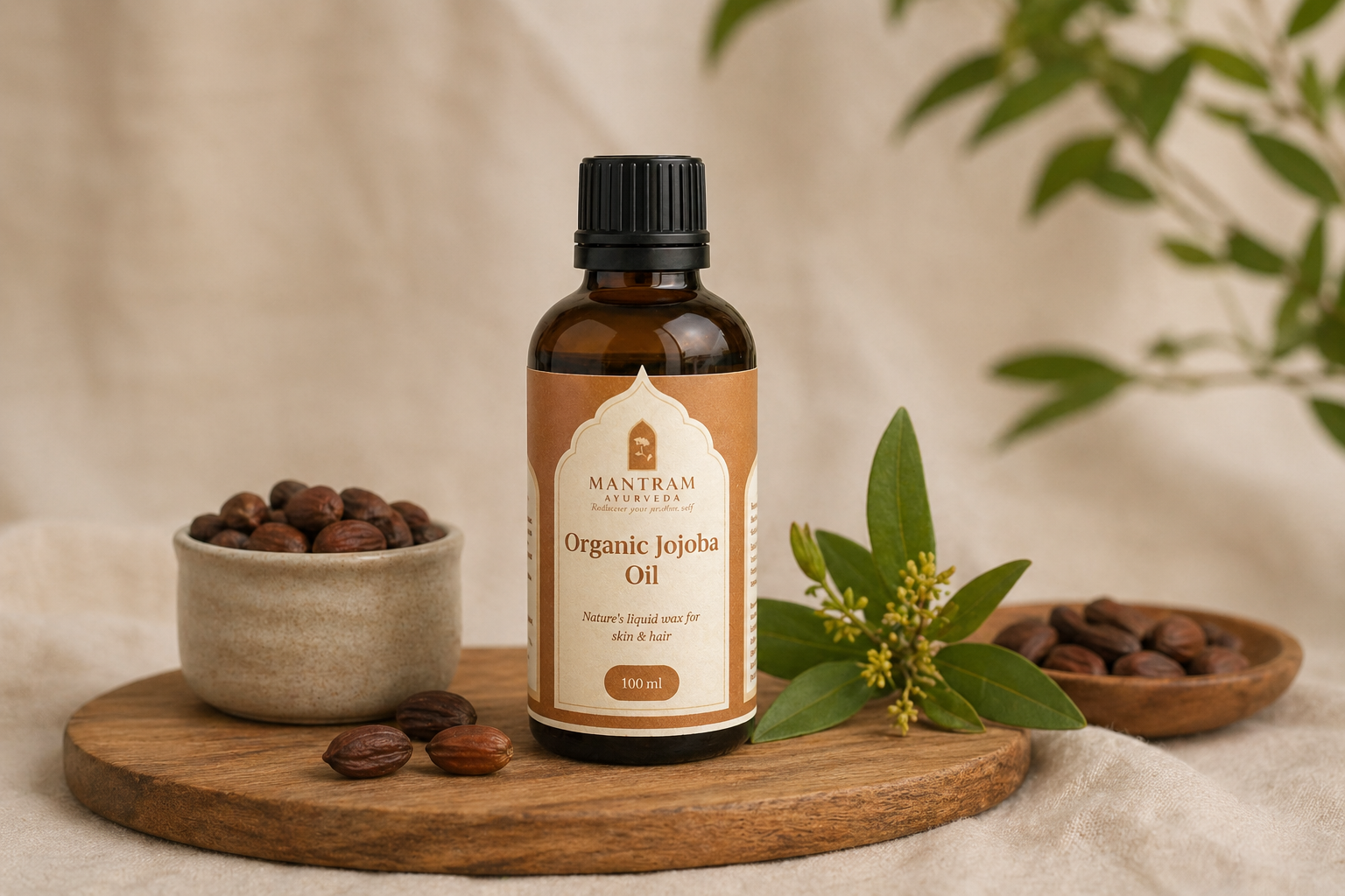 Organic Jojoba Oil – ACO/USDA Certified (100ml)