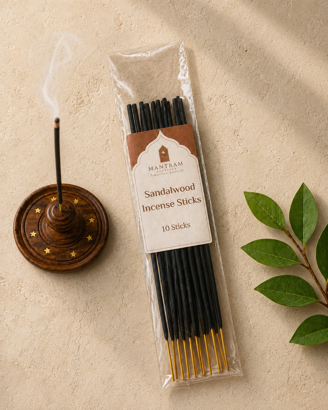 Sandalwood Incense Sticks (10 Sticks)