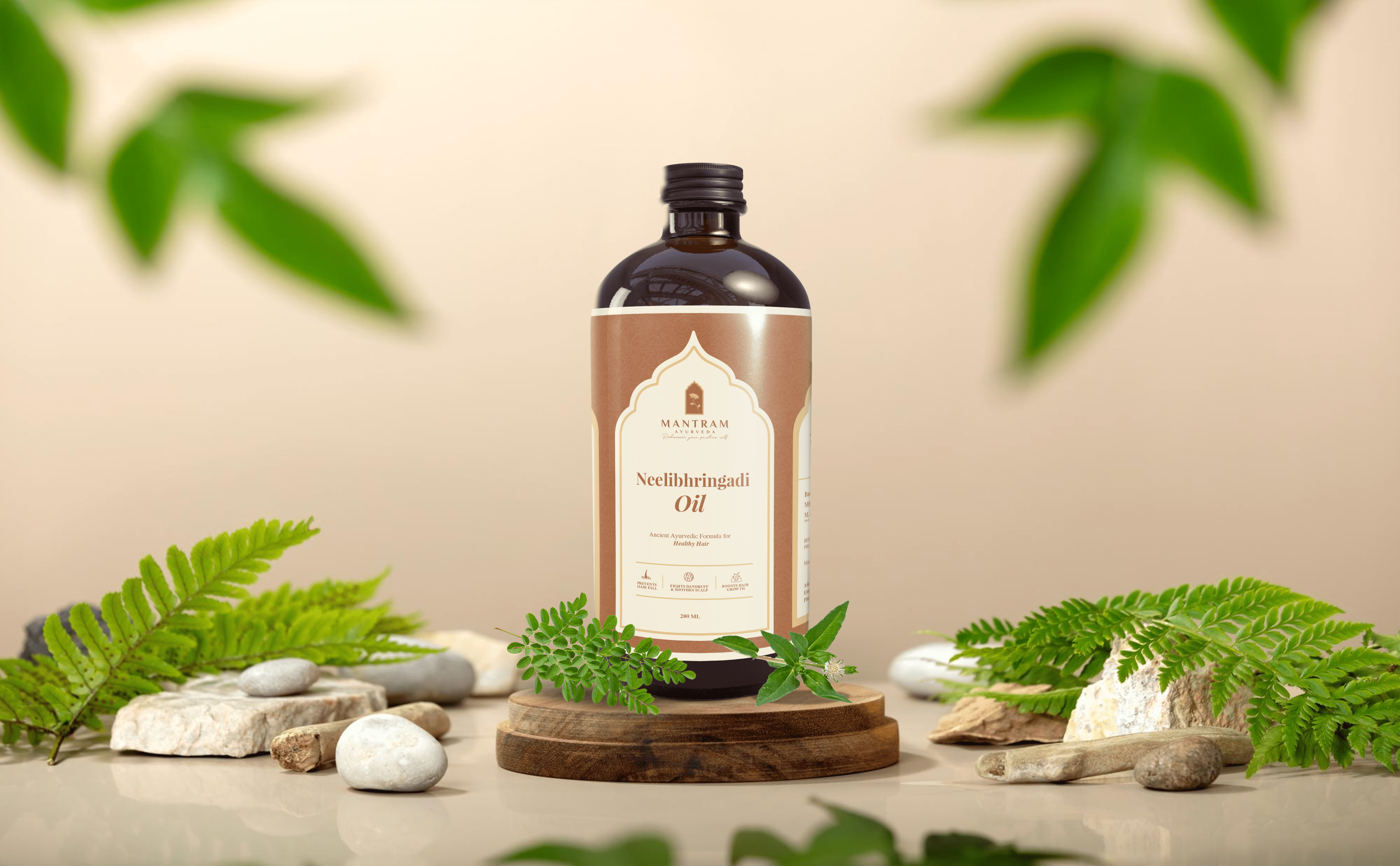 Neelibhringadi Oil – Classic Ayurvedic Hair Ritual (200 ml)