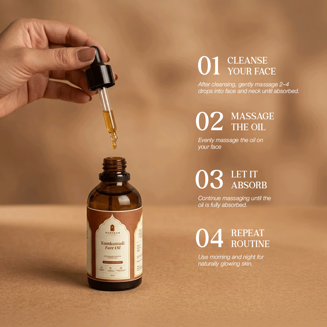 Kumkumadi Oil – Ayurvedic Glow Elixir (30 ml)