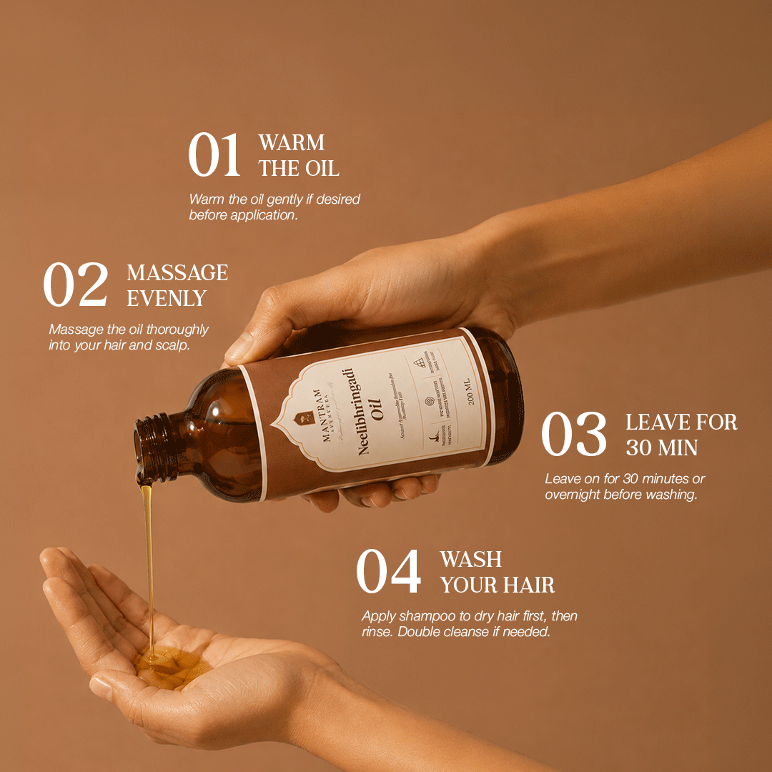 Neelibhringadi Oil – Classic Ayurvedic Hair Ritual (200 ml)